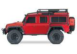 Traxxas TRX-4 Defender 1/10 Brushed Scale and Trail Crawler - Red