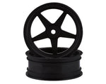 JConcepts Starfish Street Eliminator 2.2" Front Drag Racing Wheels (Black) (2) w/12mm Hex