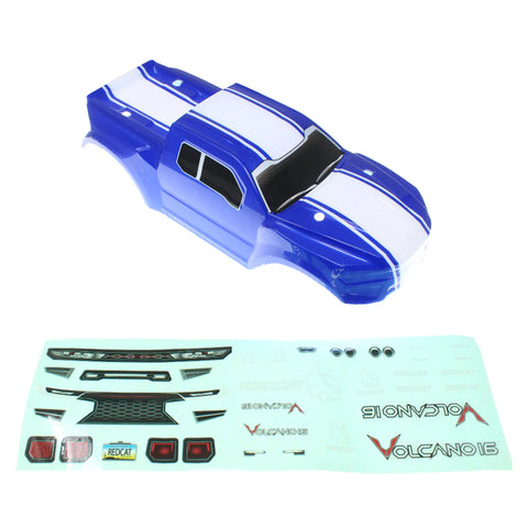 Redcat Racing 1/16th Truck Body W/ Stickers (Blue)(1pc)