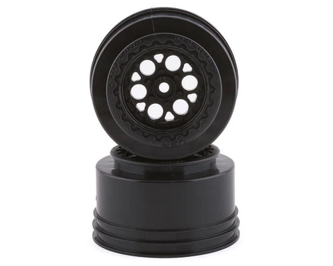 Pro-Line Showtime+ Wide Drag Spec Rear Drag Racing Wheels (2) w/12mm Hex (Black)