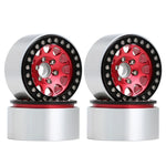 INJORA 4PCS 1.9" Aluminum Alloy Beadlock Wheel Rims for 1/10 RC Rock Crawler