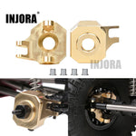 INJORA 2PCS Brass AR44 Front Steering Knuckles for SCX10 II 90046 CRAW18312