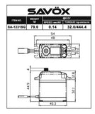 Savox Coreless Digital Servo 0.14/444.4 @6V
