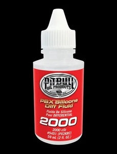 Pitbull PBX Silicone Differential Fluid, 2000cSt, 2oz Bottle