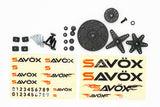 Savox Waterproof High Voltage Coreless Digital Servo with Soft Start .13sec / 444.4 @ 7.4V - Black Edition
