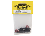 Yeah Racing 96cm 1/10 Crawler Scale Steel Chain Accessory w/Red Hooks (Black)